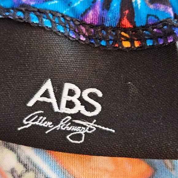 ABS by Allen Schwartz Size XS Swim Coverup Multicolor Pull Over Colorful - Picture 4 of 11